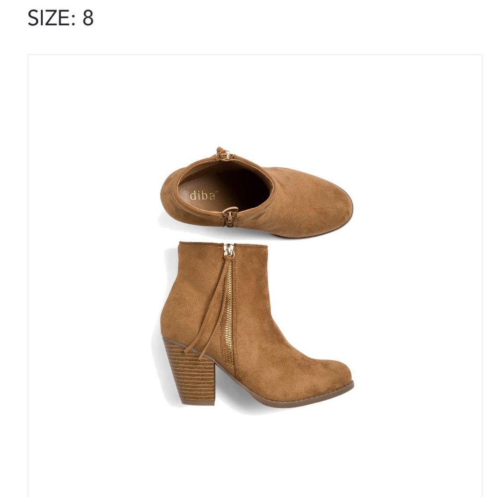 Madison faux suede booties size 8